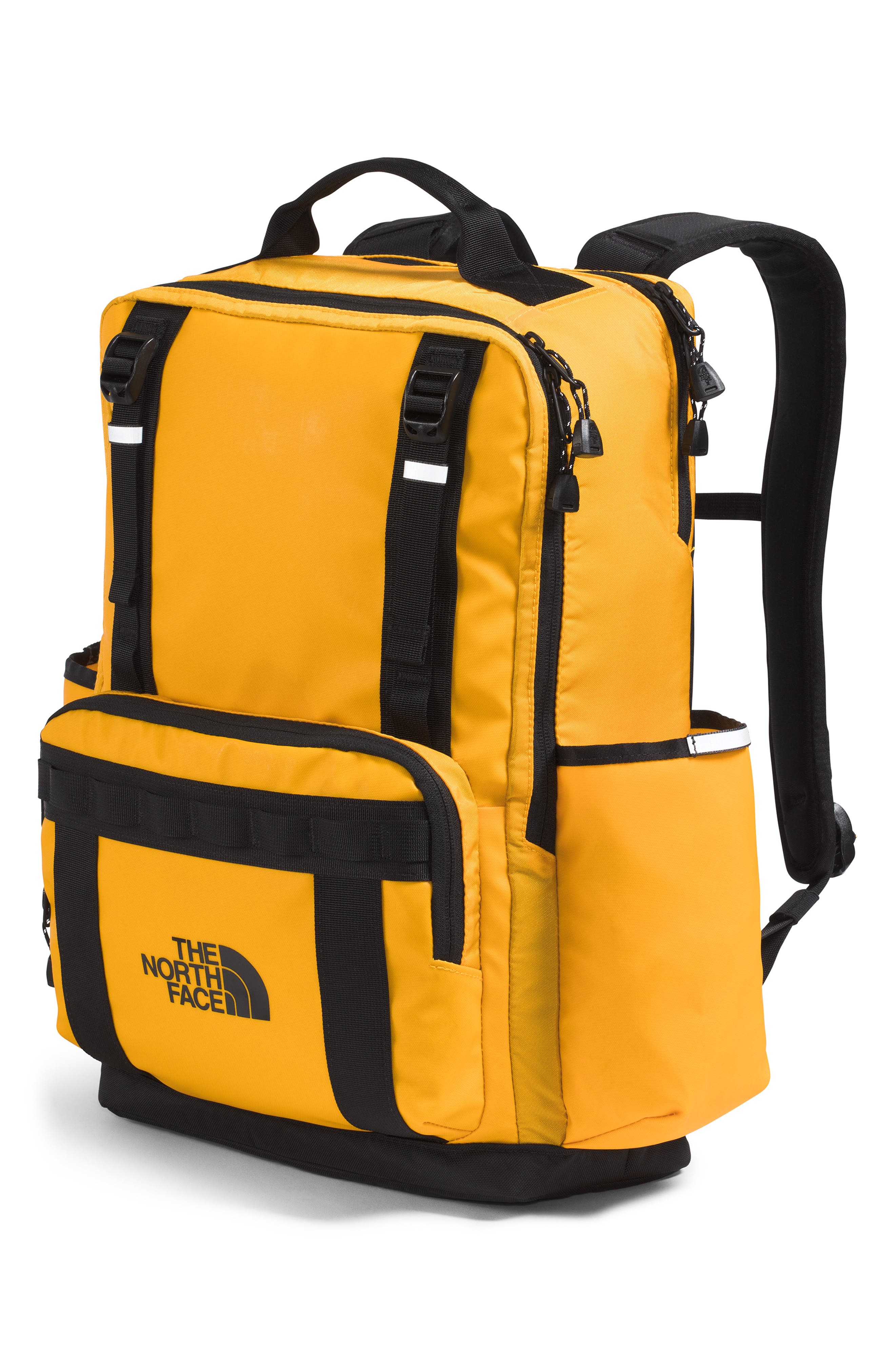 The North Face Base Camp Daypack, Alternate, color, Summit Gold/ Tnf Black