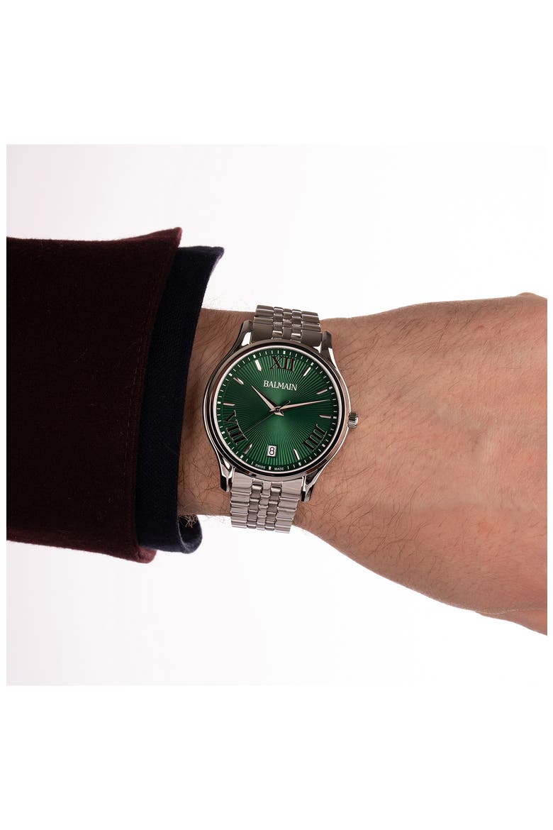 Beleganza Bracelet Watch, 40mm, Alternate, color, STAINLESS STEEL