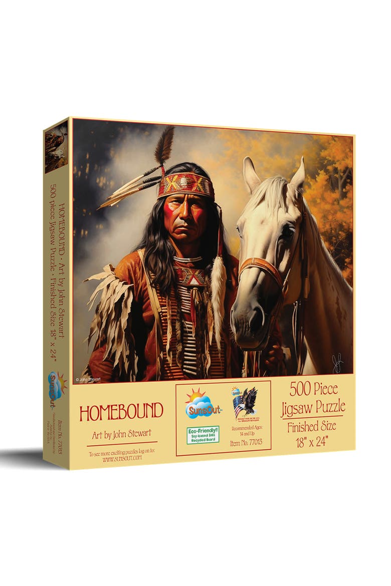 Homebound 500 piece Jigsaw Puzzle for Adults, Main, color, Multicolor