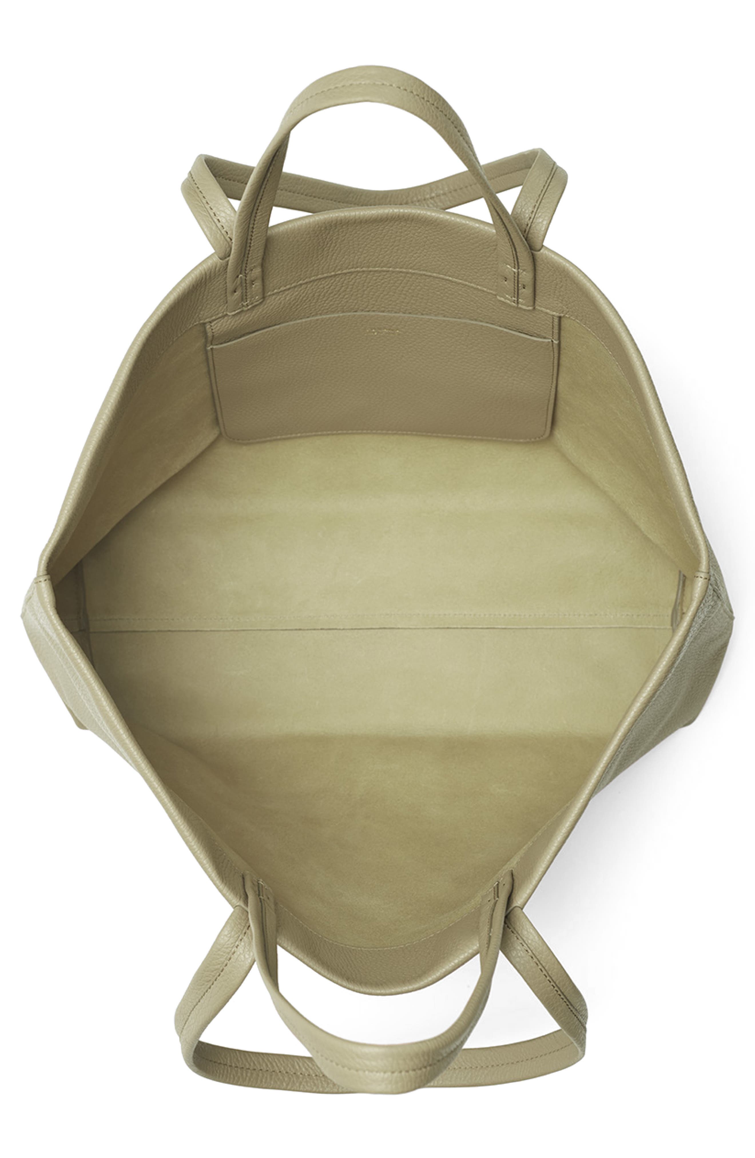 Cuyana Classic Easy Leather Tote, Alternate, color, Sage