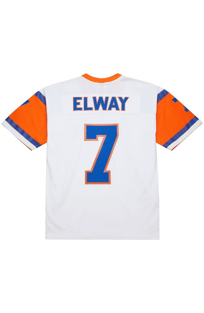 Mitchell & Ness Men's Mitchell & Ness John Elway White Denver Broncos 1994 Legacy Replica Jersey, Alternate, color, White