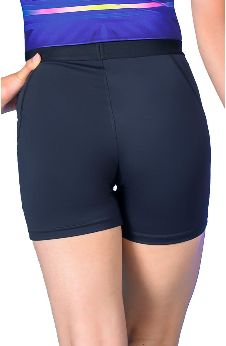 Destira Compression Biker Short, Alternate, color, Black