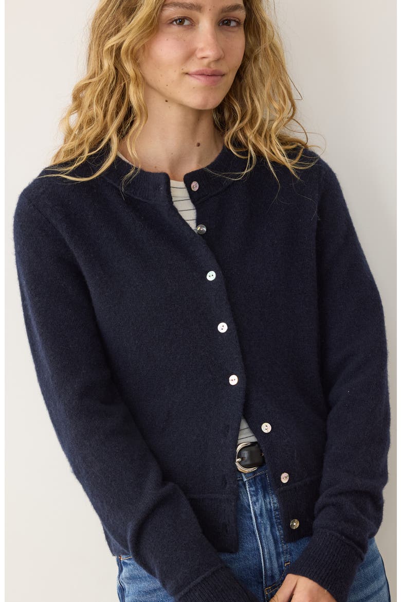 Sausalito Cardigan, Alternate, color, NAVY