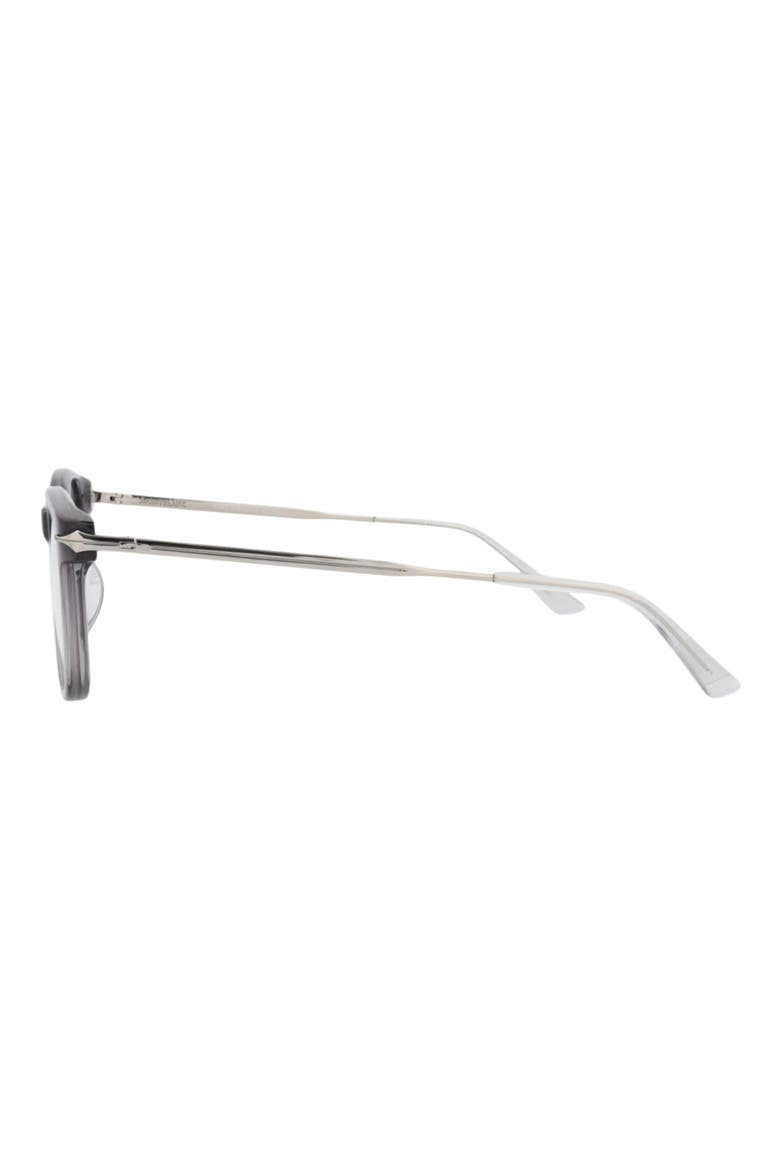 53mm Round Optical Glasses, Alternate, color, GREY SILVER TRANSPARENT