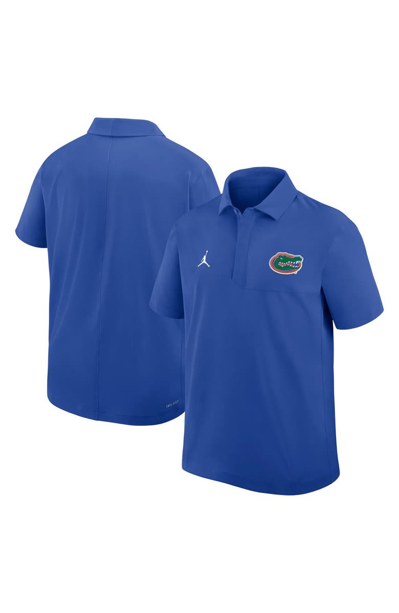Jordan Brand Men's Jordan Brand Royal Florida Gators 2025 Coaches Sideline Polo, Alternate, color, Royal