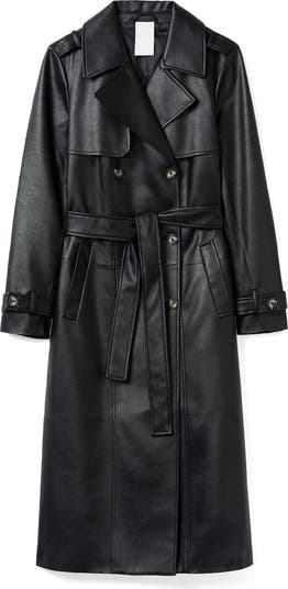Leather Trench Coat