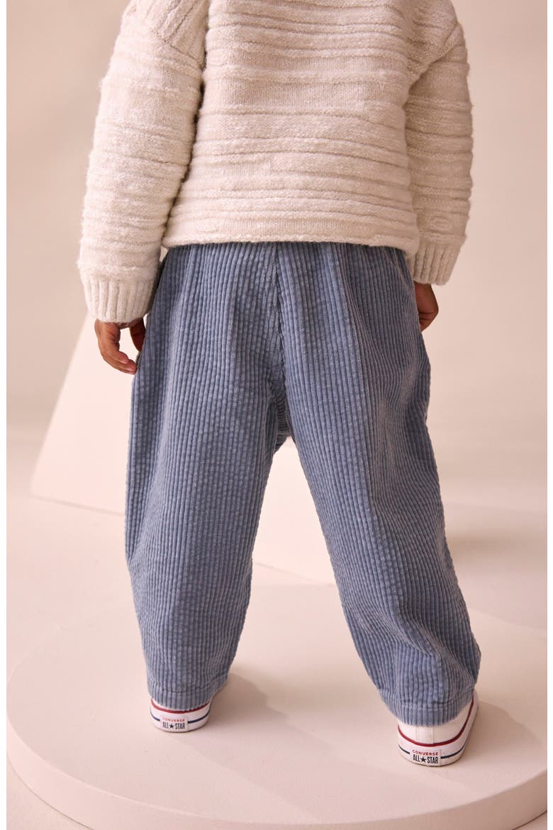 Kids' Barrel Leg Corduroy Pants, Alternate, color, BLUE