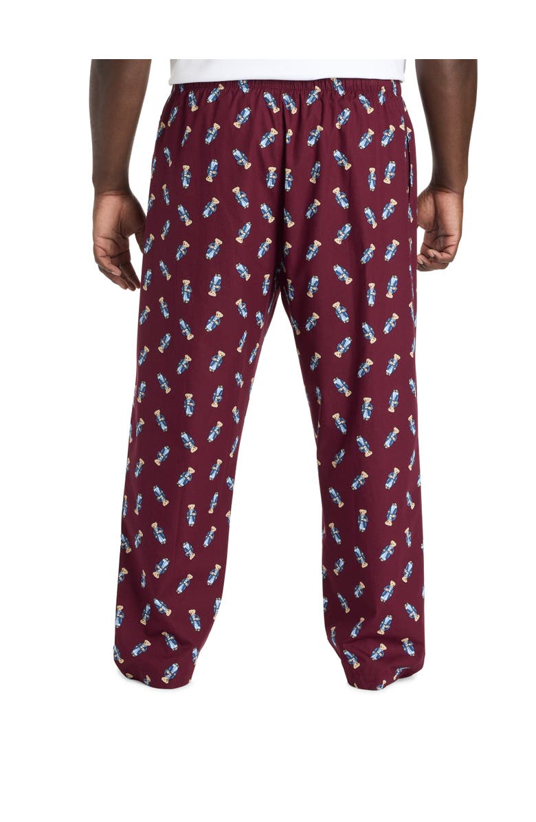 Polo Ralph Lauren Big & Tall Polo Bear Print Pajama Pants, Alternate, color, 