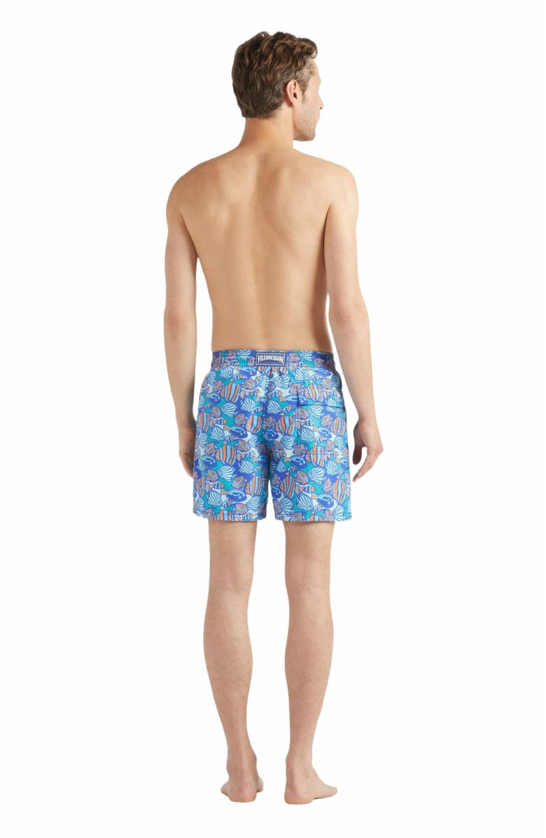 Vilebrequin Men's Fishy Dance Swim Trunks, Alternate, color, Marrakech