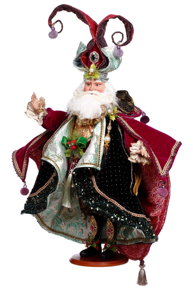 Pere Noel A Paris, Main, color, Burgundy