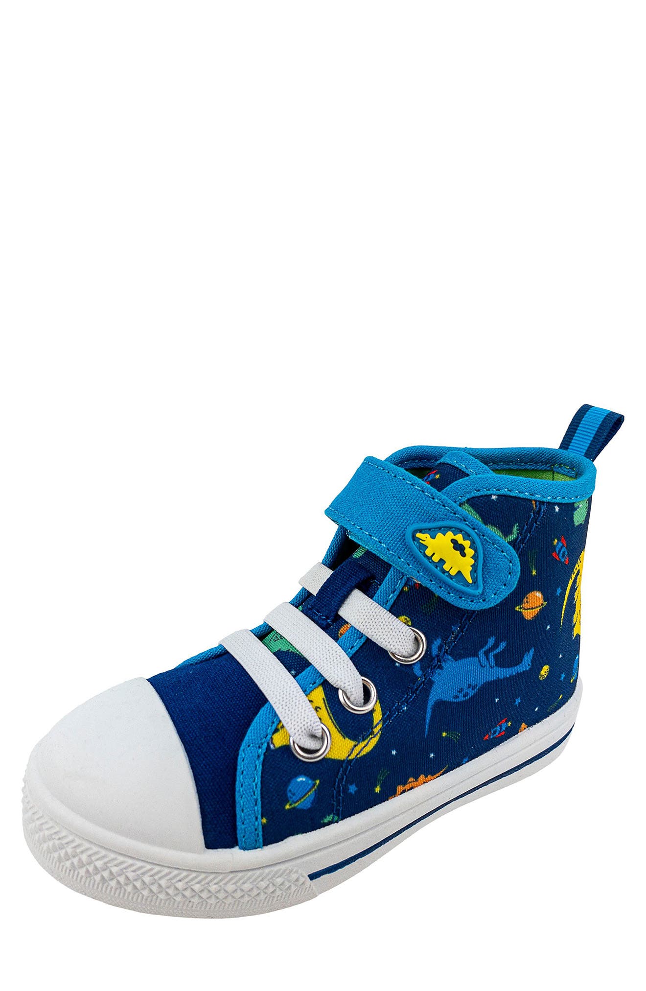 RAINBOW DAZE Dinosaur Hi Top Athletic Shoes