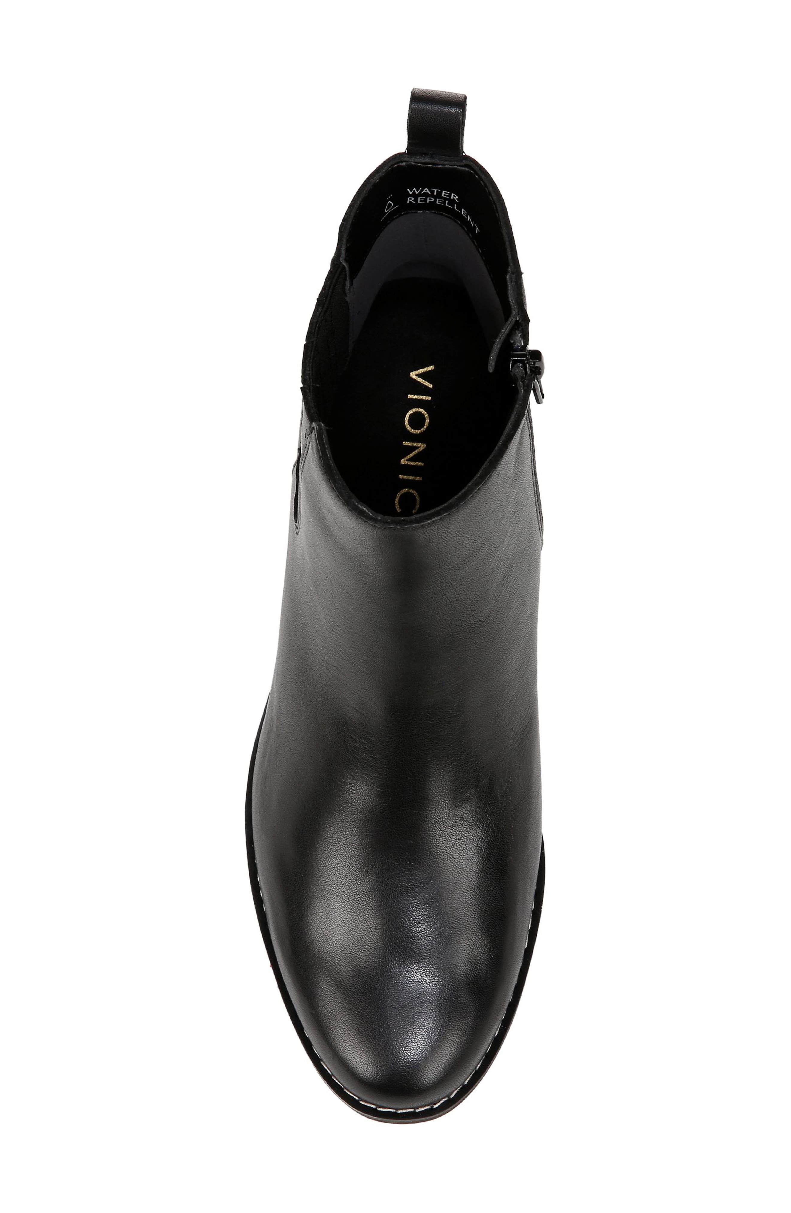 Aria Platform Bootie, Alternate, color, BLACK