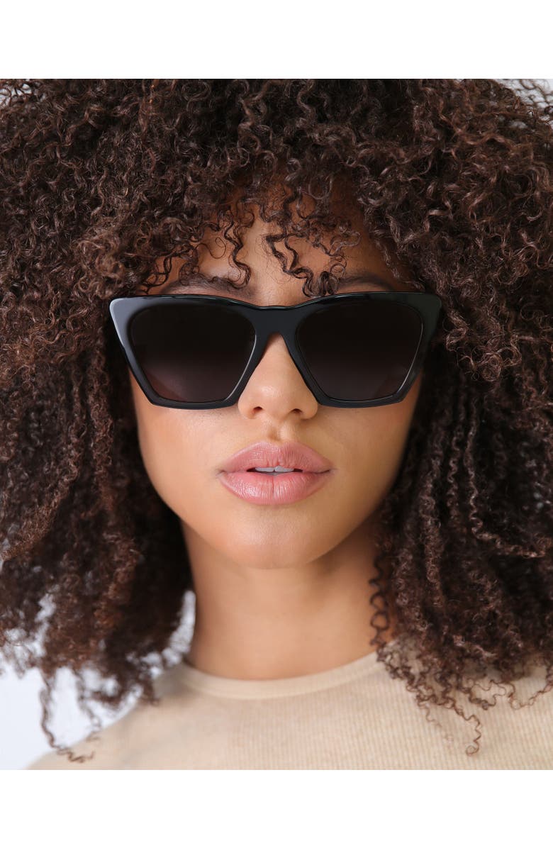 Illesteva Lisbon 57 Sunglasses, Alternate, color, Cider / Brown