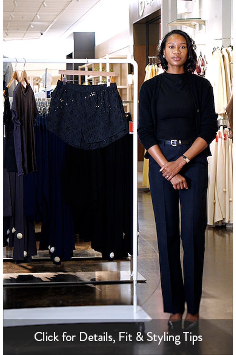 Pam Cotton Eyelet Cover-Up Shorts video