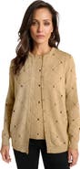 Jessica London Fine Gauge Button Front Cardigan