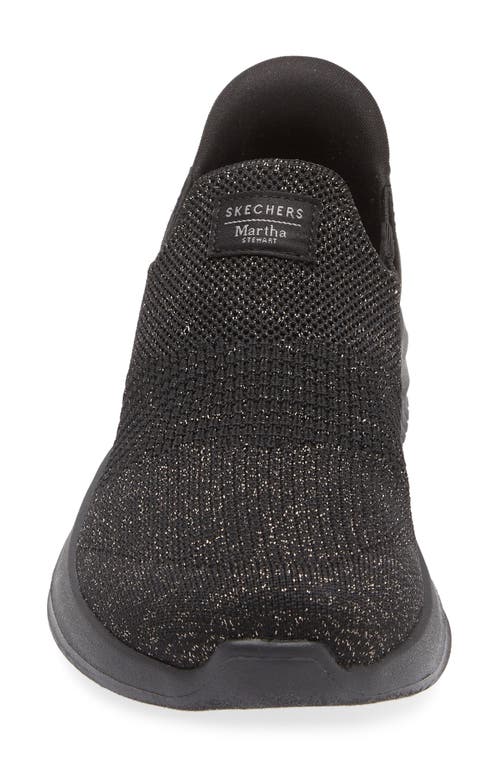 Skechers X Martha Stewart Ultra Flex 3.0 Sneaker In Black