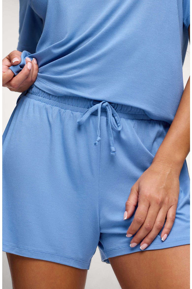 Pajama Short Set, Alternate, color, HARBOR