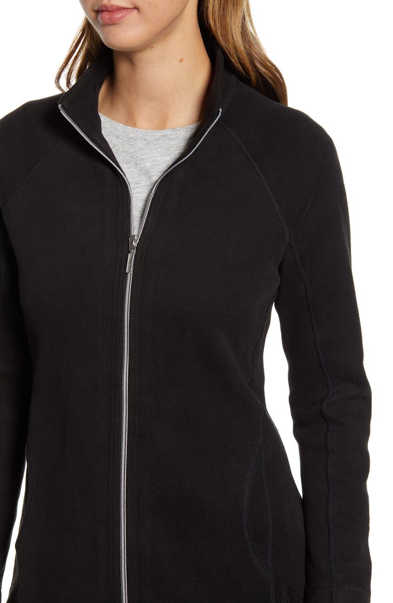 Tommy Bahama New Aruba Zip-Up Stretch Cotton Jacket, Alternate, color,