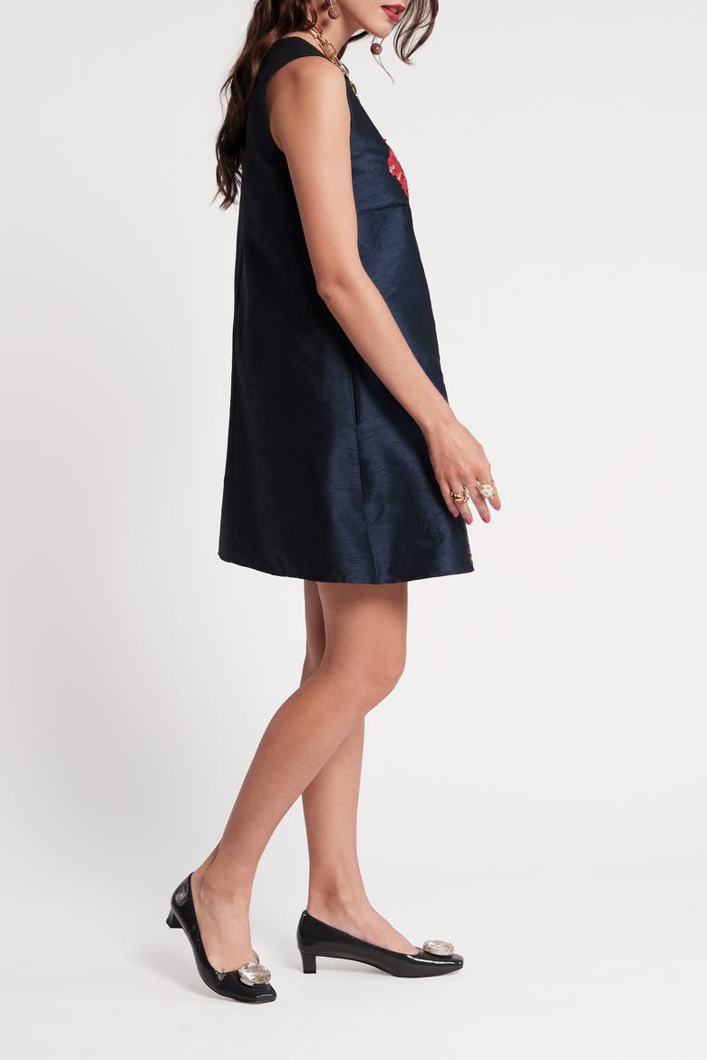 Alice Shift Dress Poppy, Alternate, color, Navy/Multi
