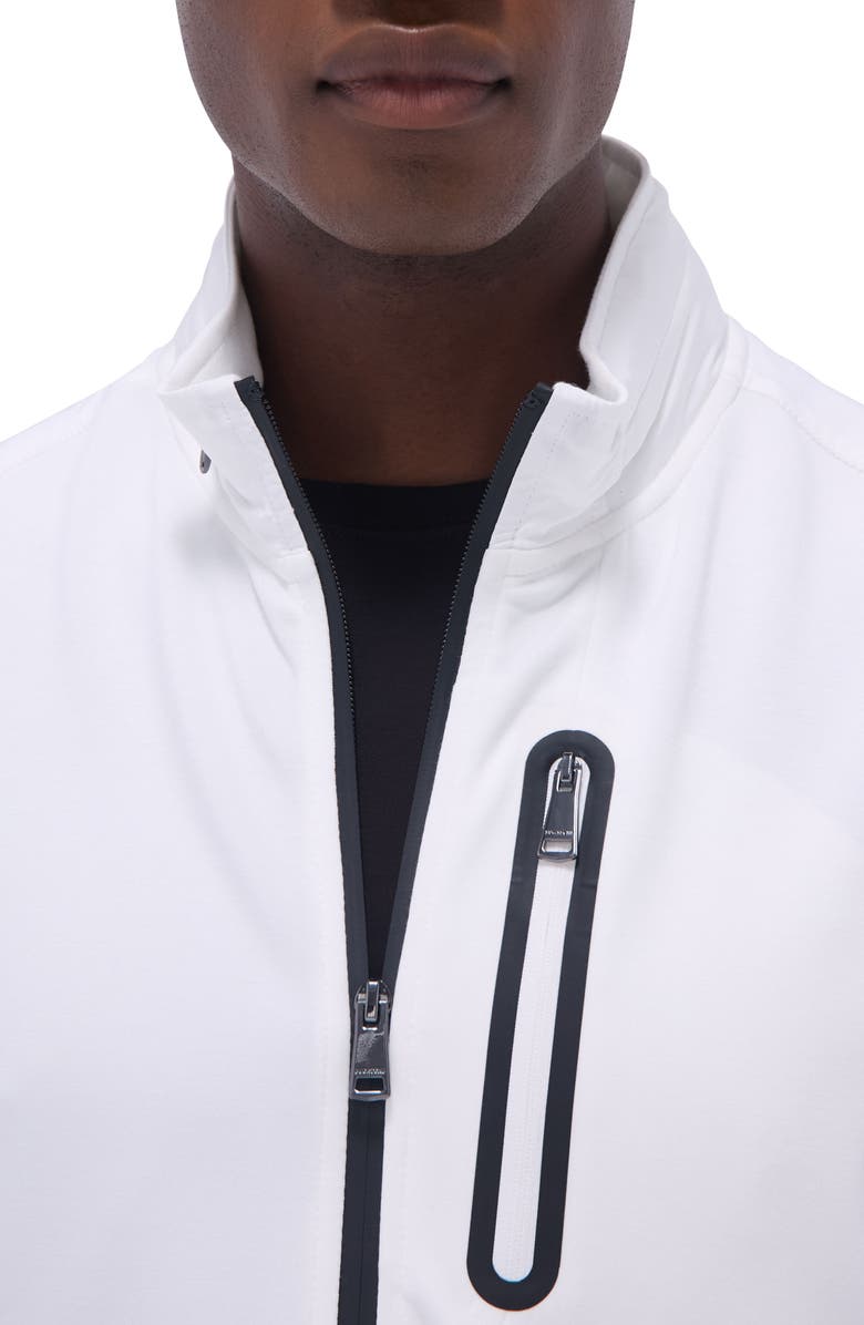 Bugatchi Soft Touch Knit Vest, Alternate, color, Chalk