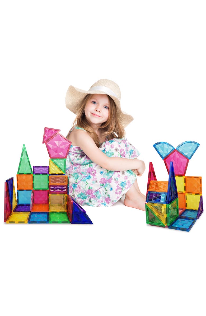 PICASSO TILES 41-Piece Prism Magnetic Building Block Set, Alternate, color, 