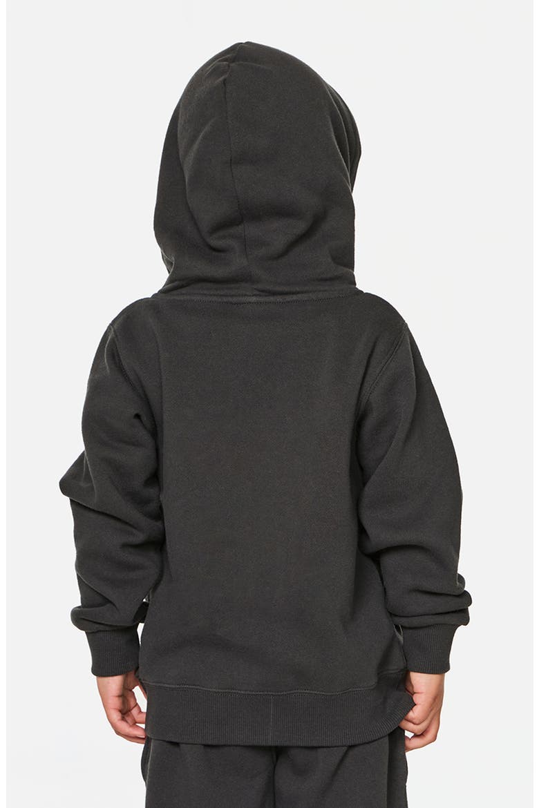 Kids' Paddle Out Fleece Zip Hoodie, Alternate, color, WASHED BLACK
