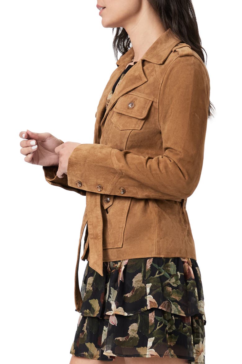 Tawnie Tie Waist Jacket, Alternate, color, COGNAC