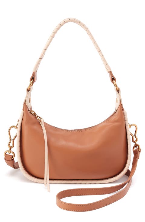 Small Mia Leather Crescent Hobo