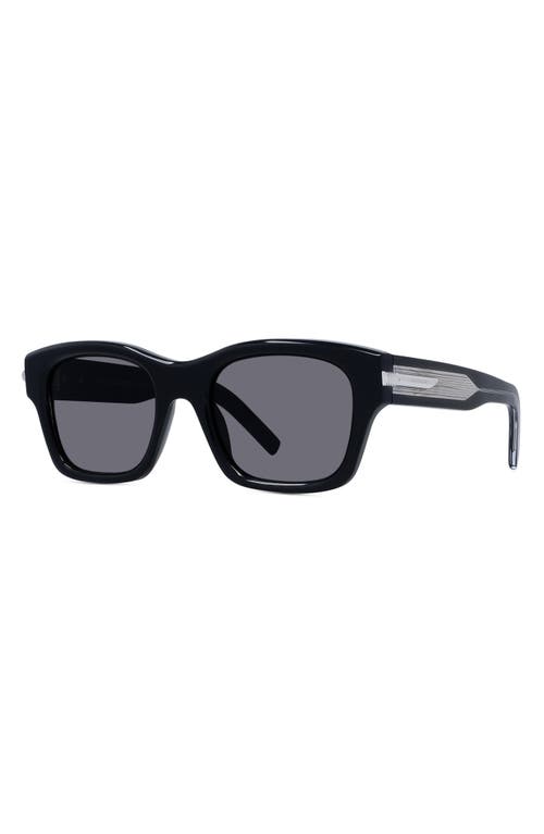 Givenchy Gv One 52mm Rectangular Sunglasses In Black