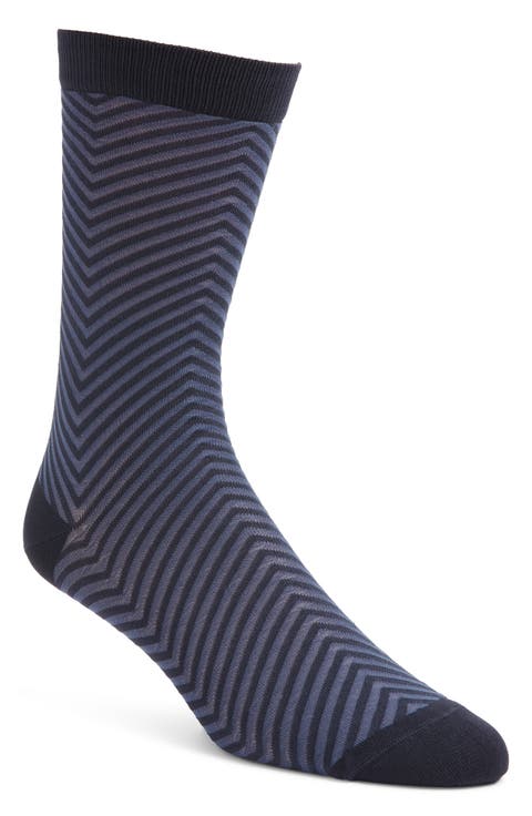 Chevron Crew Socks