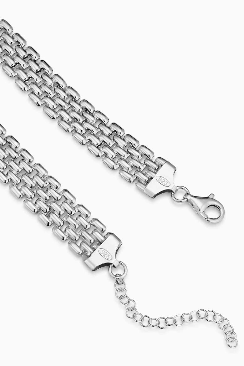 The Panther Necklace in Sterling Silver, Alternate, color, Silver