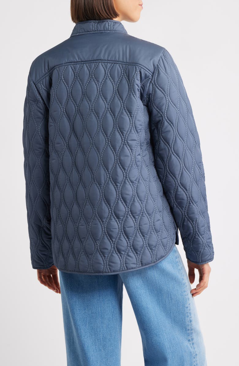 Ilse Jacobsen Aros 06 Quilted Jacket, Alternate, color, Ombre Blue