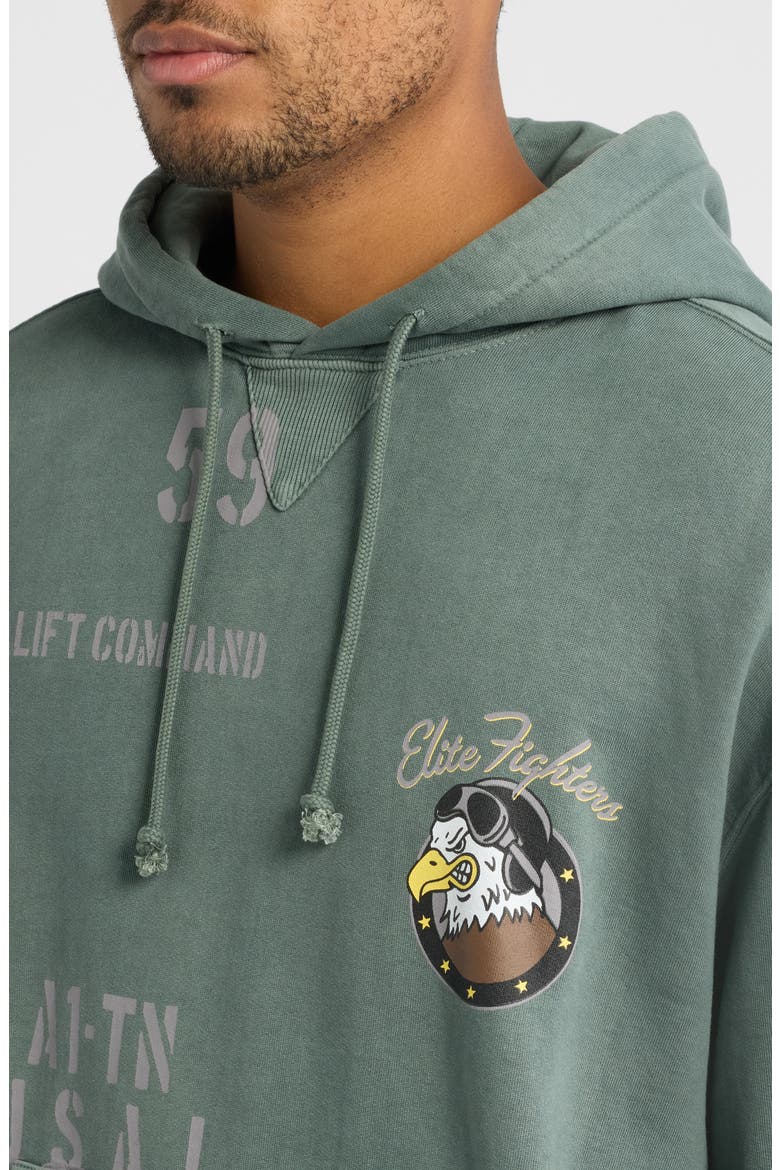 Elite Graphic Hoodie, Alternate, color, DEEP FOREST
