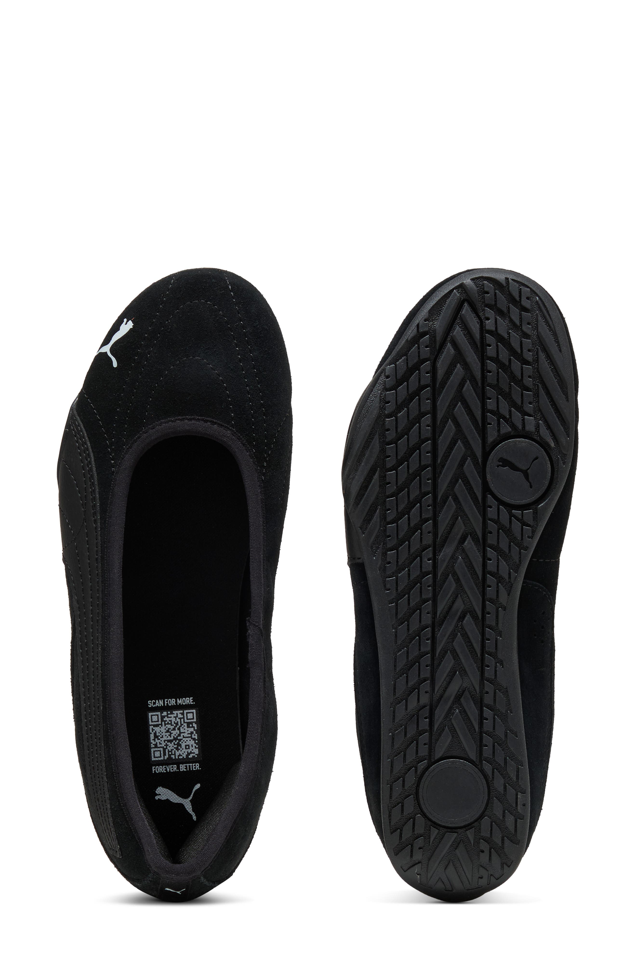 PUMA Catch Soleil Ballerina Flat, Alternate, color, Puma Black/ Puma White