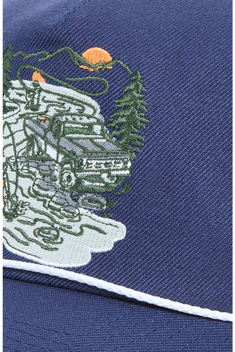 Off Road Snapback Baseball Hat, Alternate, color, NAVY