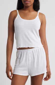 Open Edit Pointelle Knit Short Pajamas