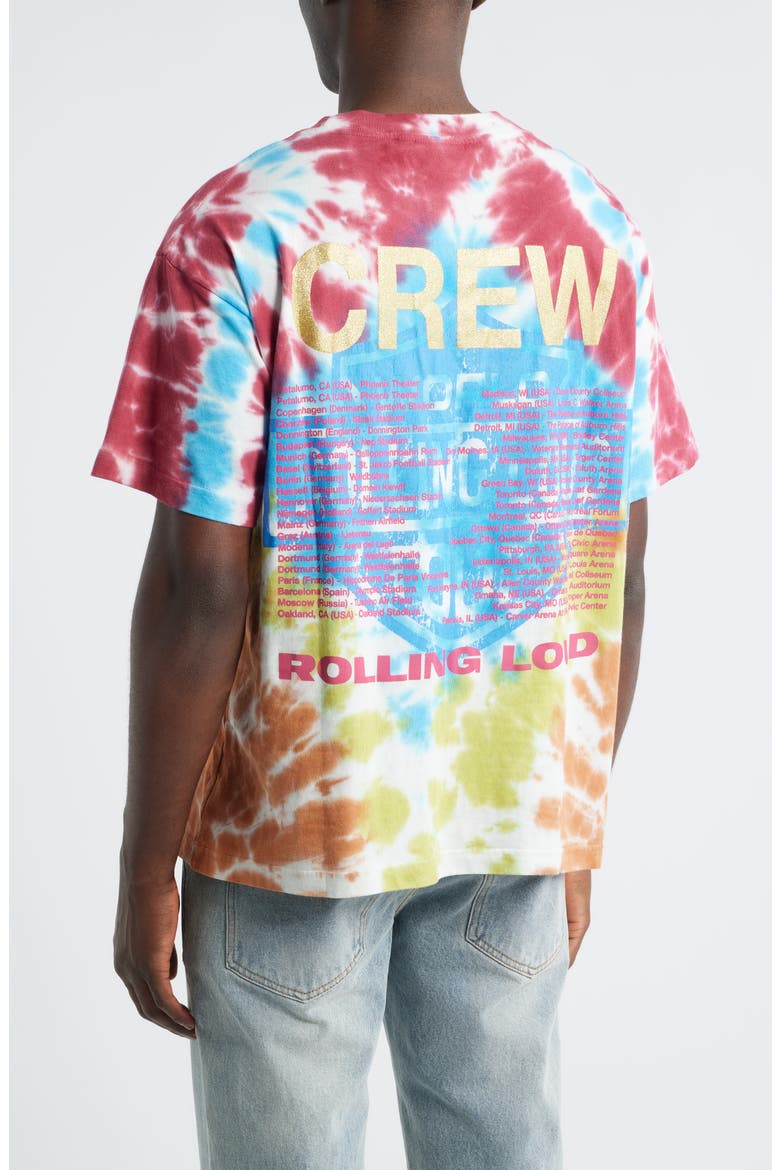 Loud Tie Dye Graphic T-Shirt, Alternate, color, TIE DYE