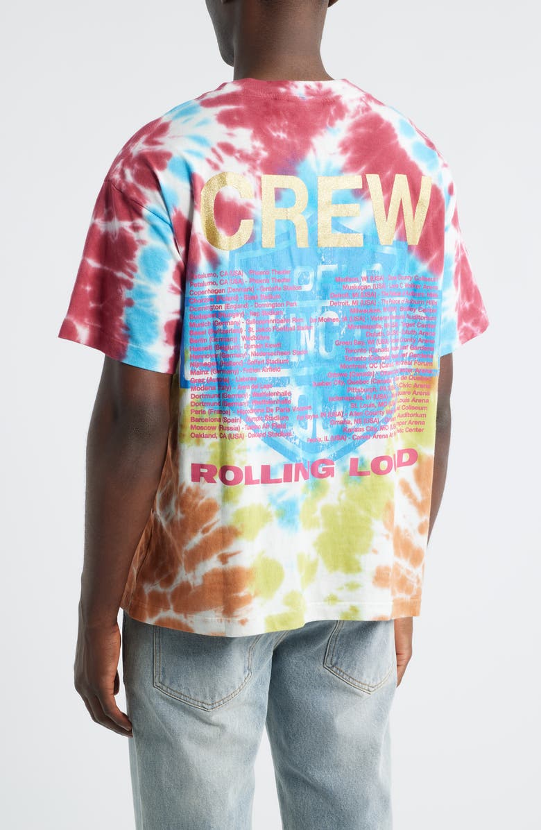 Rolling Loud Loud Tie Dye Graphic T-Shirt, Alternate, color, Tie Dye