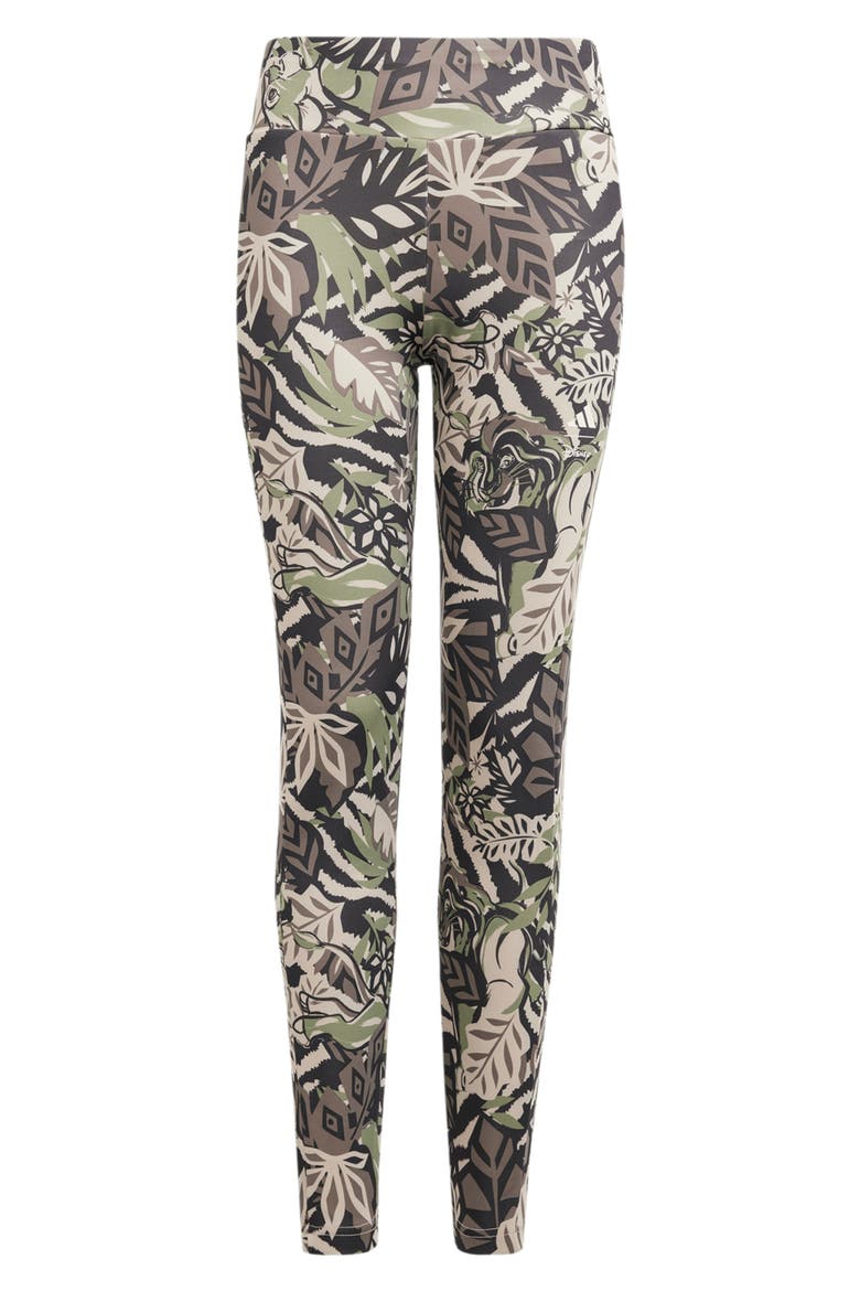 x Disney Kids' 'The Lion King' Leggings, Main, color, TENGRN/SBR