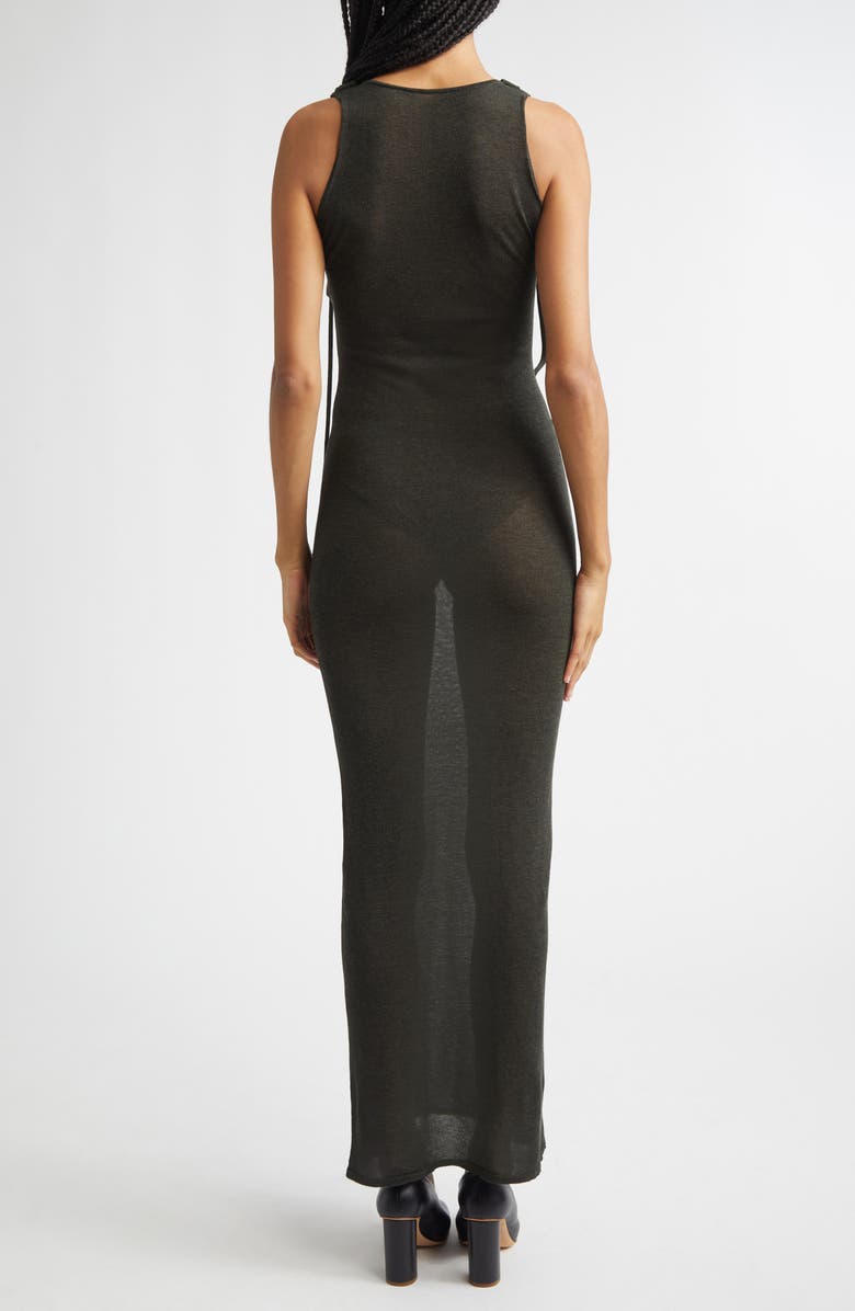 Paloma Wool Oliveti Sheer Dress, Alternate, color, Khaki