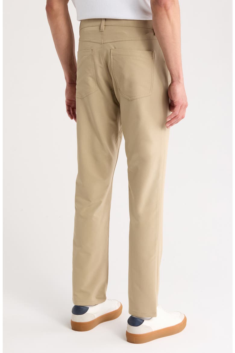 Technical Flat Front Pants, Alternate, color, CHINCHILLA