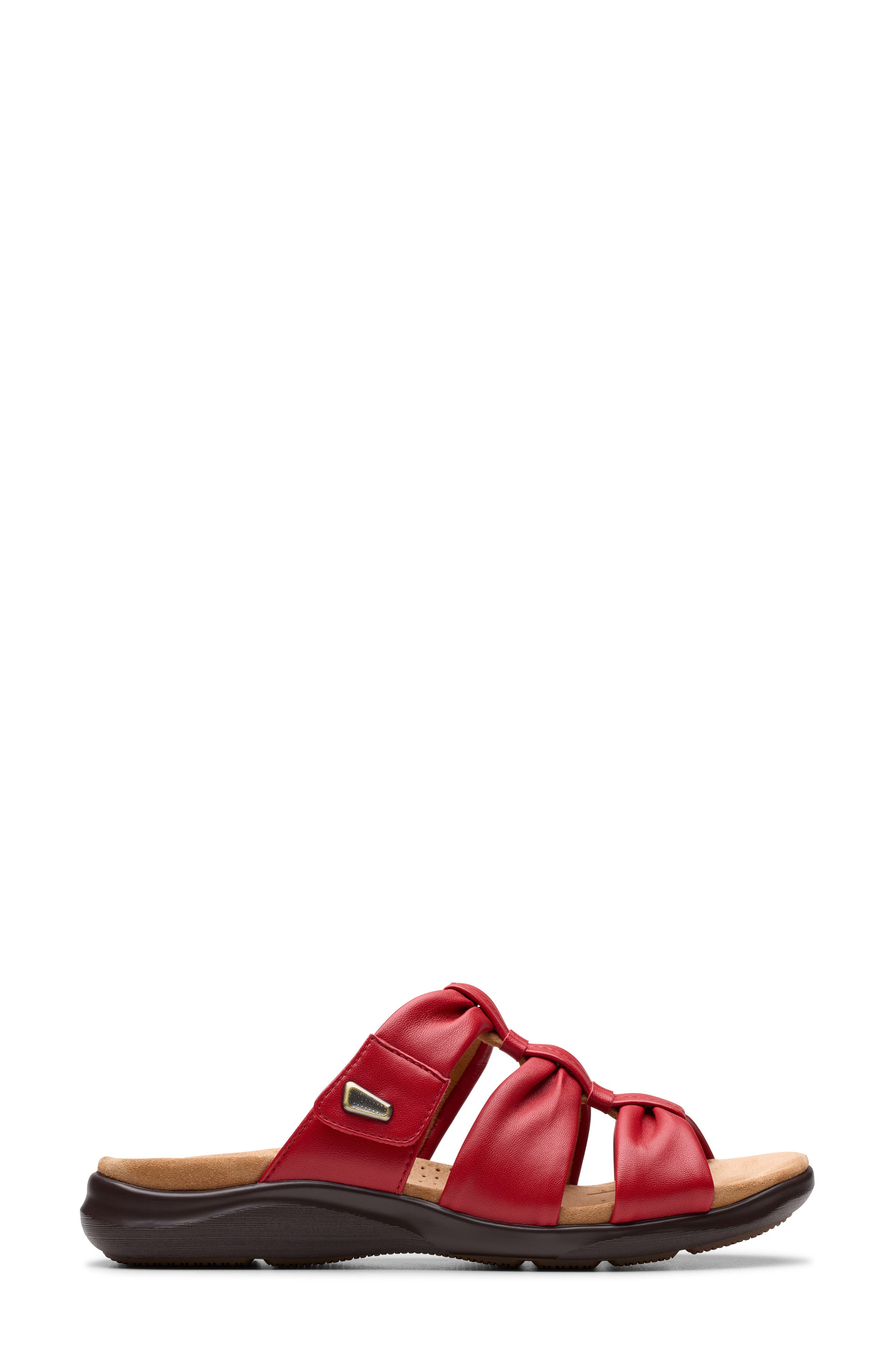 Kitly Slide Sandal, Alternate, color, CHERRY RED
