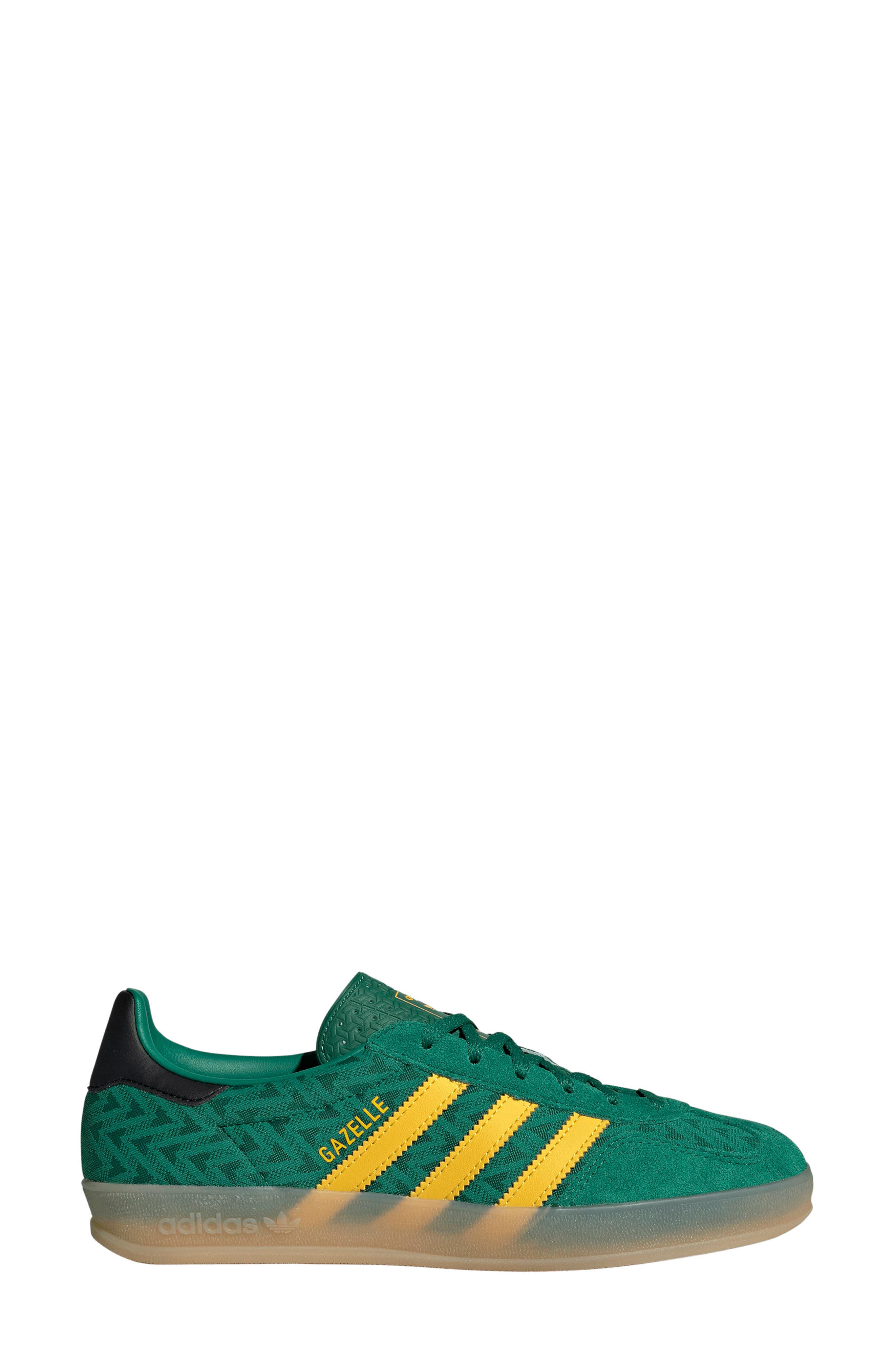 adidas Gazelle Indoor Sneaker, Alternate, color, Bold Green/ Eqt Yellow/ Gum 3