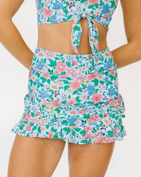 Ultra High-Waist Skirt w/ Bottoms