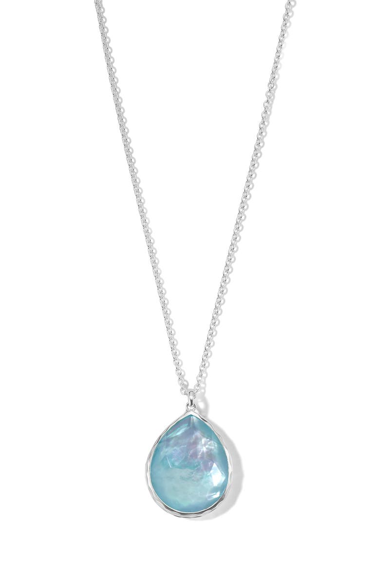 Ippolita Wonderland Large Teardrop Pendant Necklace, Main, color, 