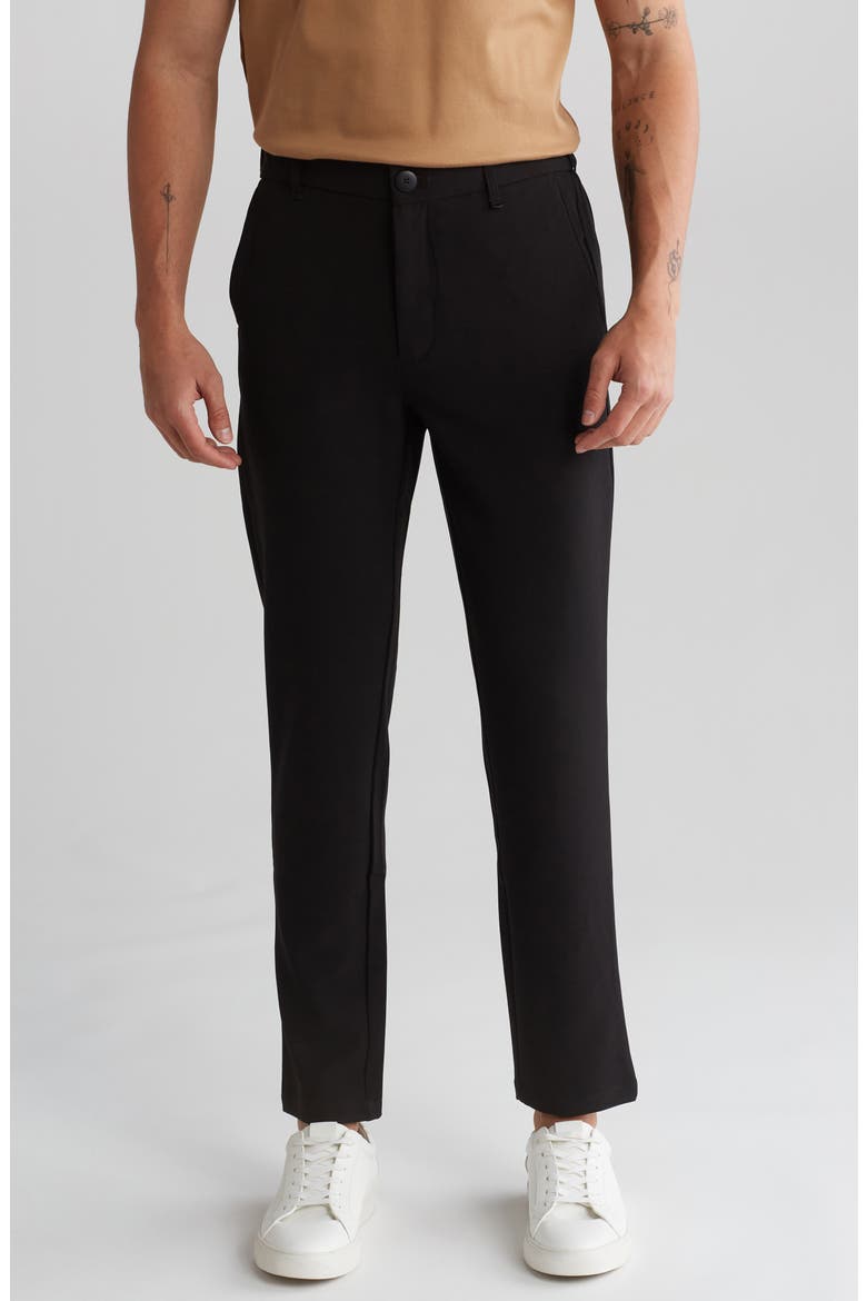 AMS Slim Leg Pants, Main, color, BLACK