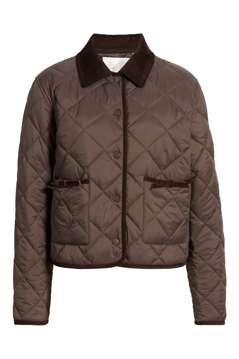 Norinda Quilted Jacket, Alternate, color, FRESH ESPRESSO