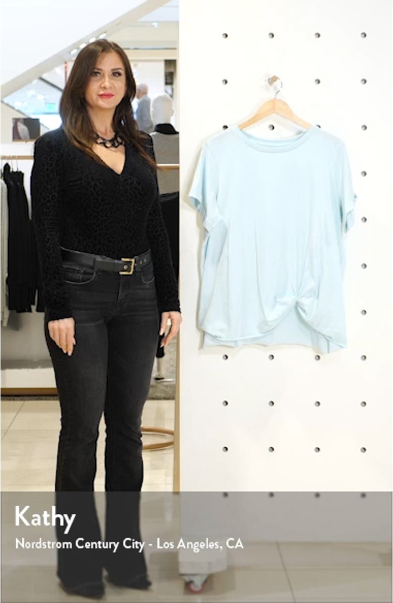 Twist Hem T-Shirt, sales video thumbnail