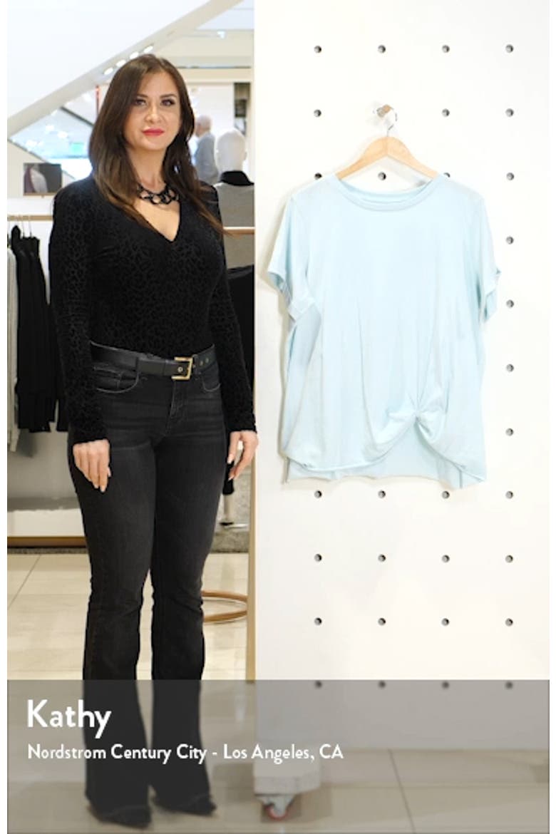 Twist Hem T-Shirt video