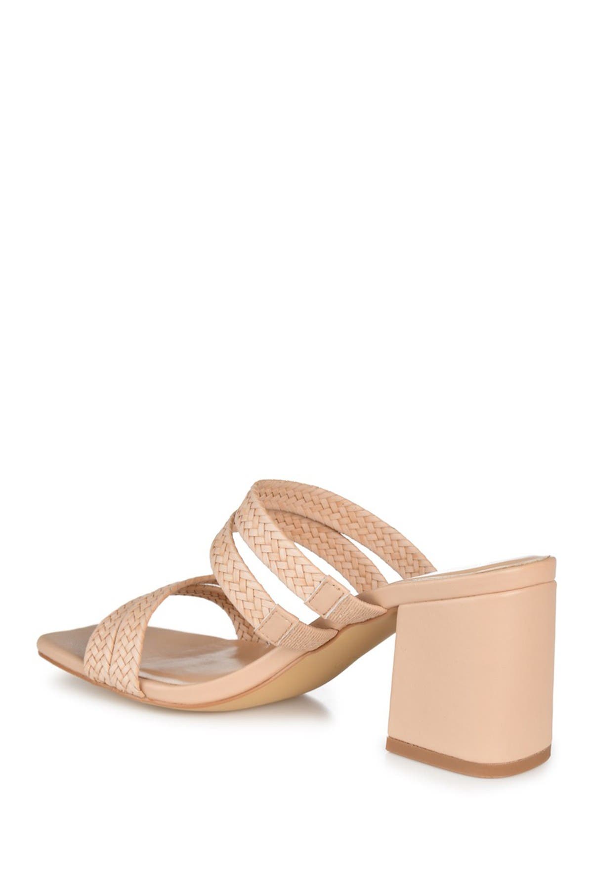 JOURNEE Natia Strappy Block Heel Sandal, Alternate, color, TAN